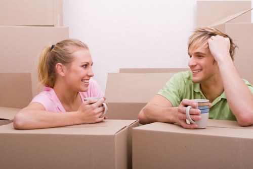 Experienced movers handling household items in Storage Balham