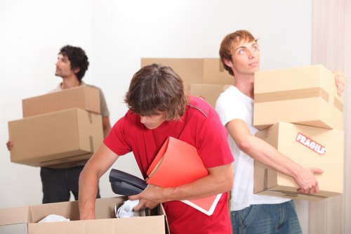 Customer service team assisting with moving truck bookings in Balham