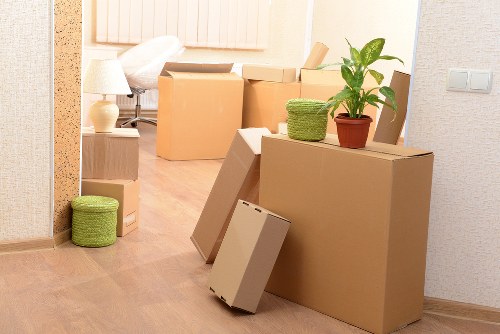 Modern moving truck features for efficient storage in Balham